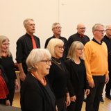 Sangskaderne synger koncert i Butterup kirke. Koncerten er kl. 15 - 16 